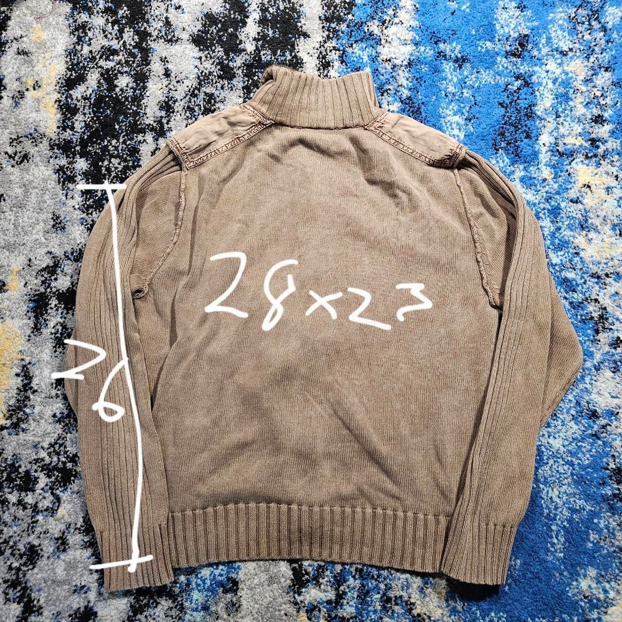 Vintage Solaris Full-Zip Cardigan Sherpa Collar Sweater 3