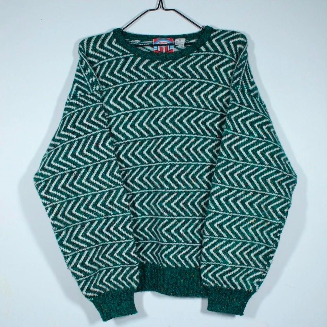 Vintage Bandit Urban Chevron Knit Sweater XL 2