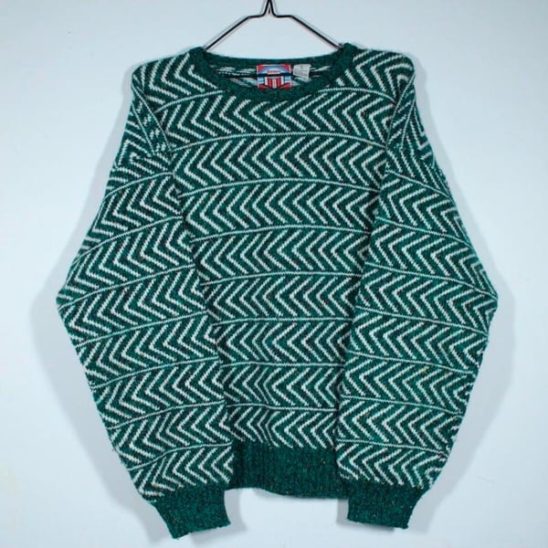 Vintage Bandit Urban Chevron Knit Sweater XL