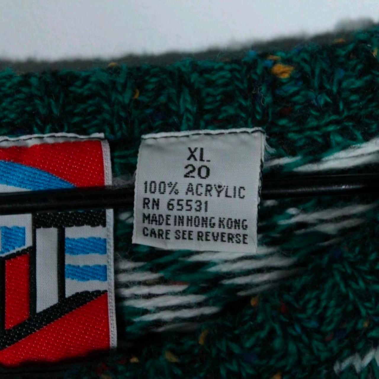 Vintage Bandit Urban Chevron Knit Sweater XL 6