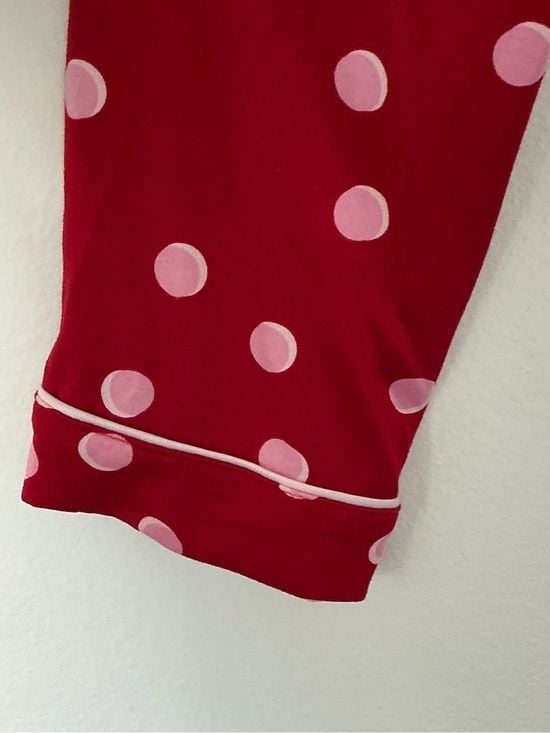 Kate Spade New York Polka Dot Long Sleeve Pajama Set – Size Large 8
