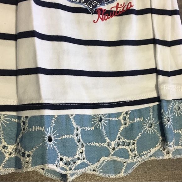 Nautical nautical baby girls tank/ leggings set 4