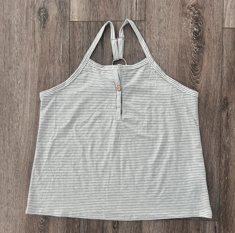 Women’s Adjustable Striped Tank Top 2