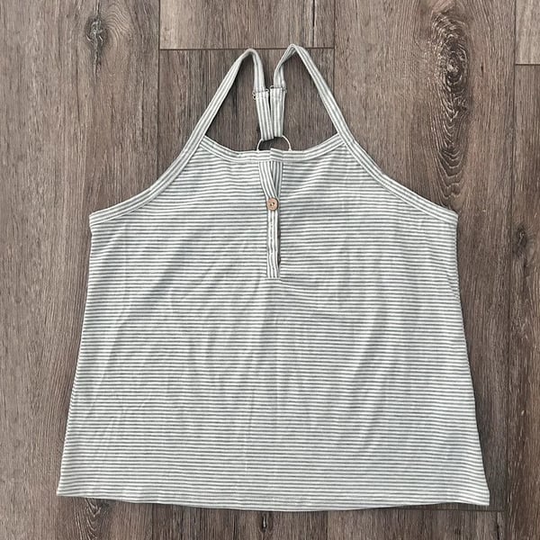 Women’s Adjustable Striped Tank Top