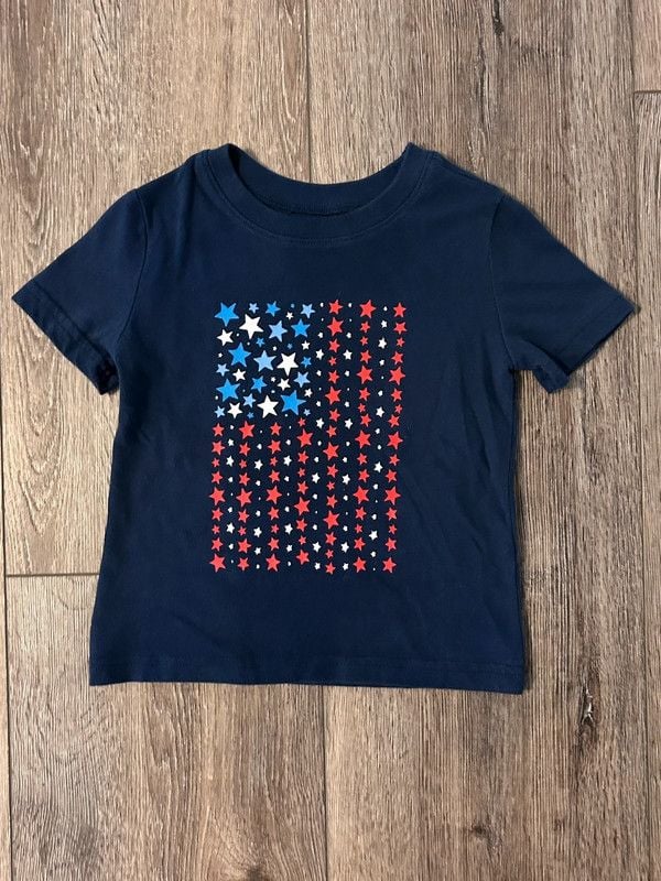 Adorable Girls Fourth Of July T Shirt 2