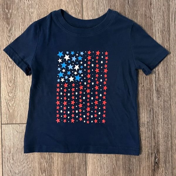 Adorable Girls Fourth Of July T Shirt