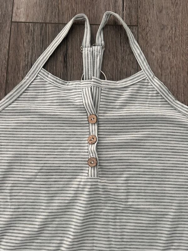 Women’s Adjustable Striped Tank Top 3