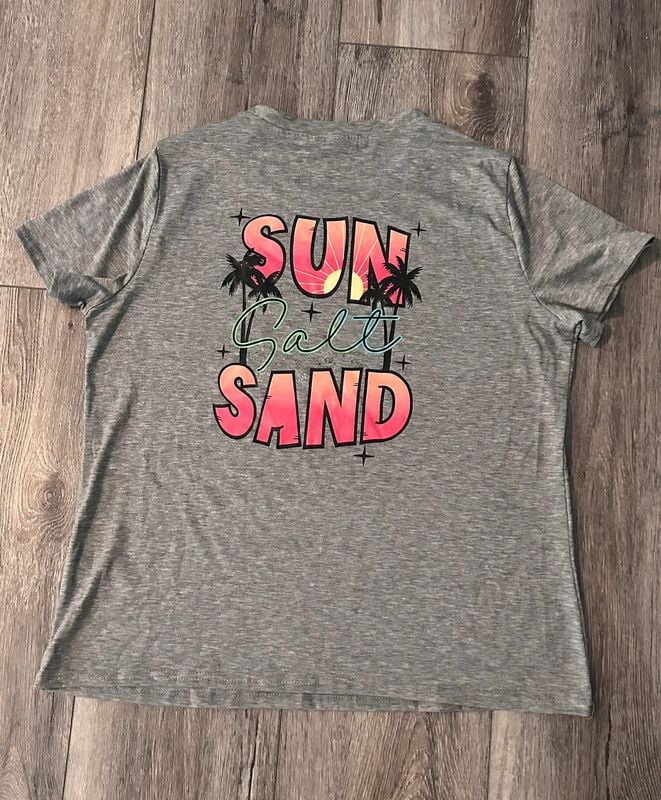 Women’s T Shirt Sun Salt Sand 4