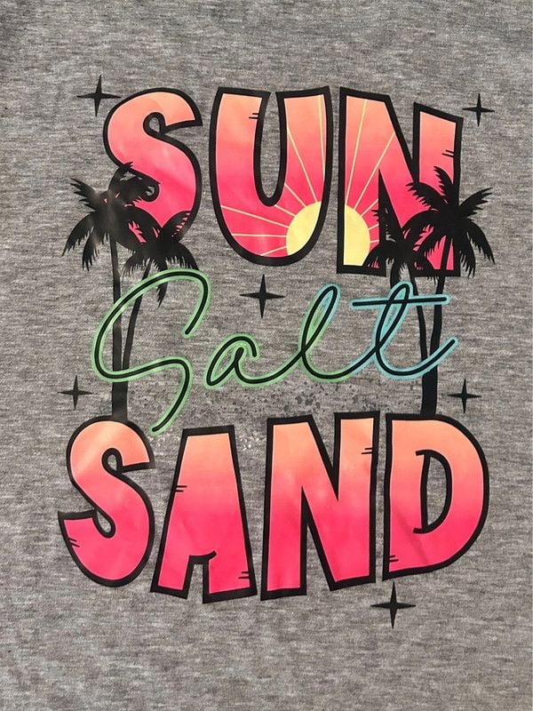 Women’s T Shirt Sun Salt Sand 5