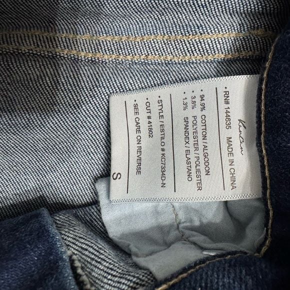 KanCan Dark Blue Distressed Jean Shorts NWOT - Size S 5