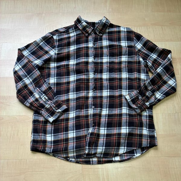 Chaps Est. 1978 Brushed Flannel Plaid Shirt Large