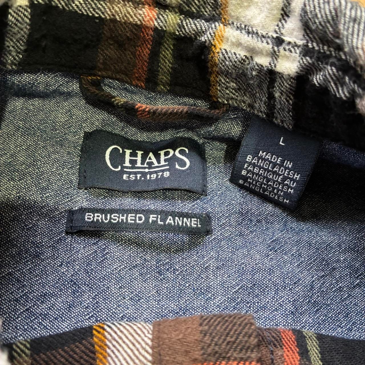 Chaps Est. 1978 Brushed Flannel Plaid Shirt Large 3