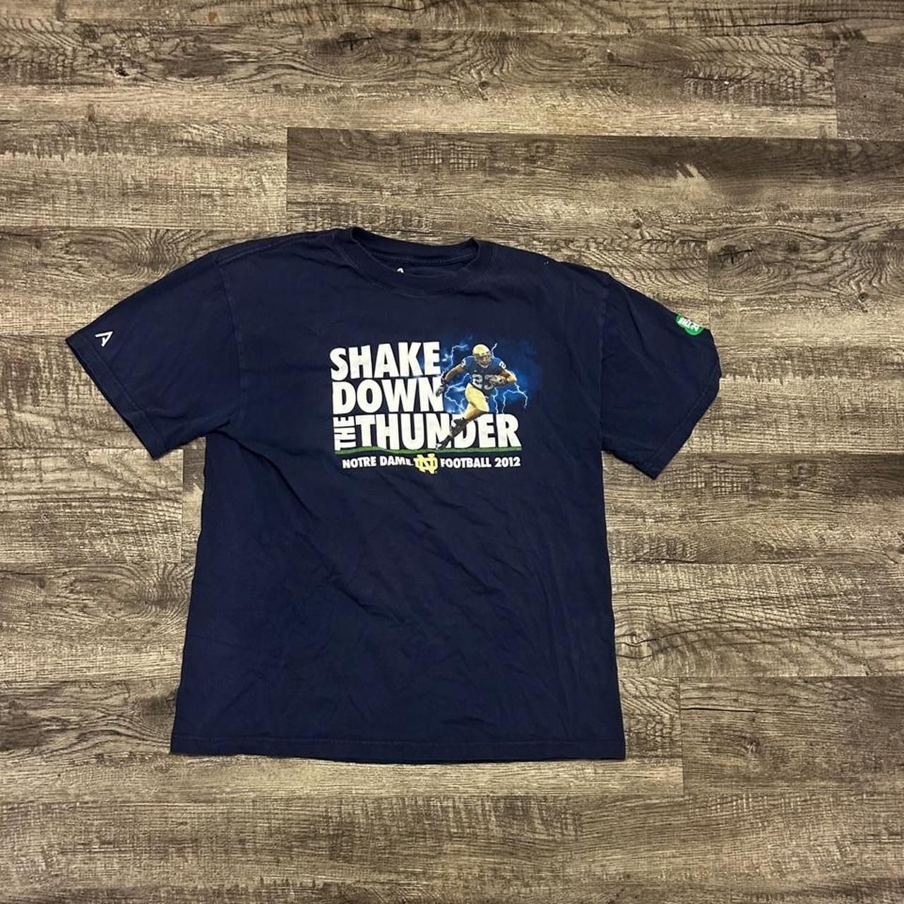 Antigua Notre Dame Fighting Irish 2012 Football T-Shirt XL 2