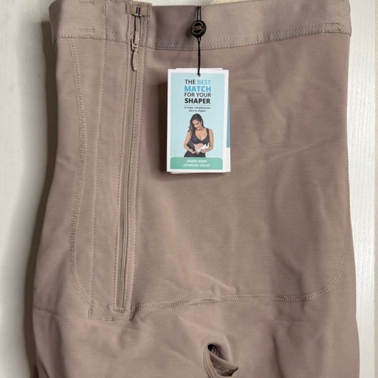 CYSM Biotherapy Shapewear Strapless Body Shaper Boyshort Style 491 5