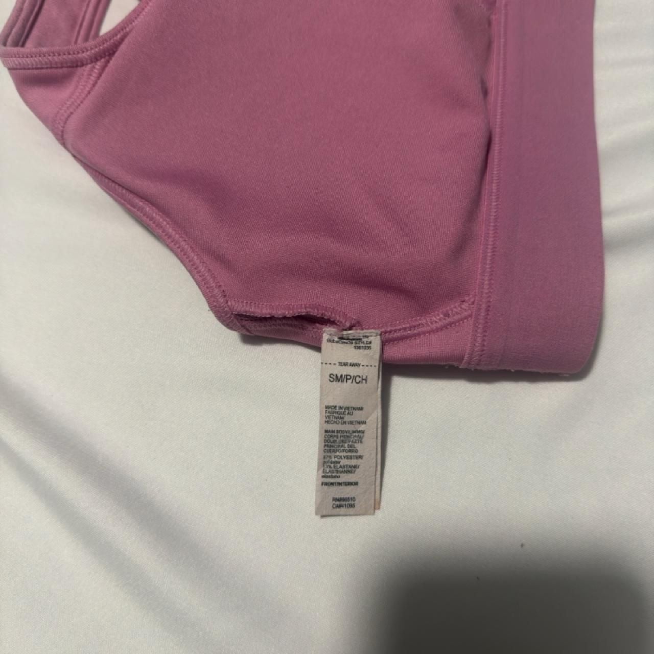 Under Armour Compression Sports Bra Pink Size SM 7
