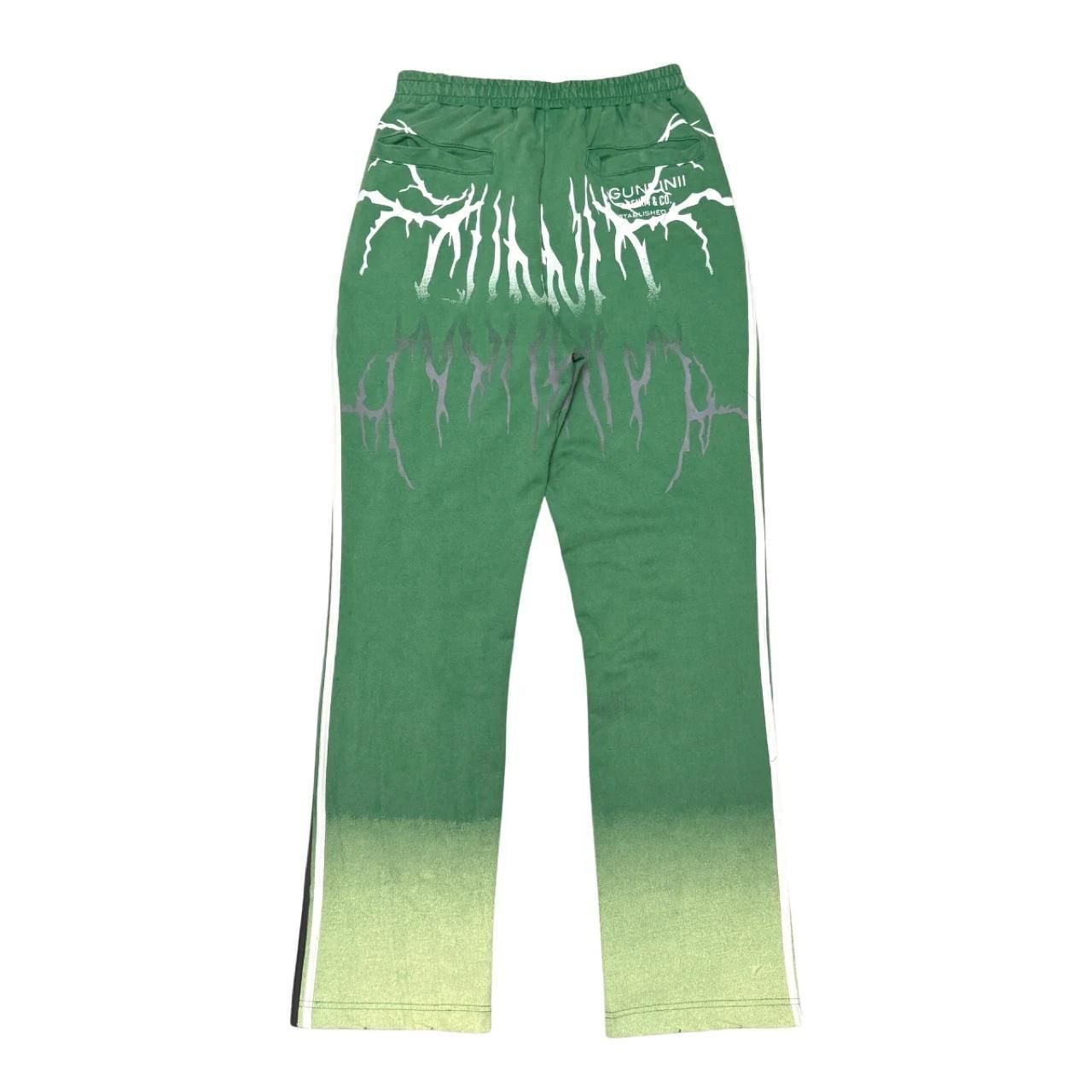 Gunzinii Western 11:11 Graphic Tee and Pants Matching Set Green 5
