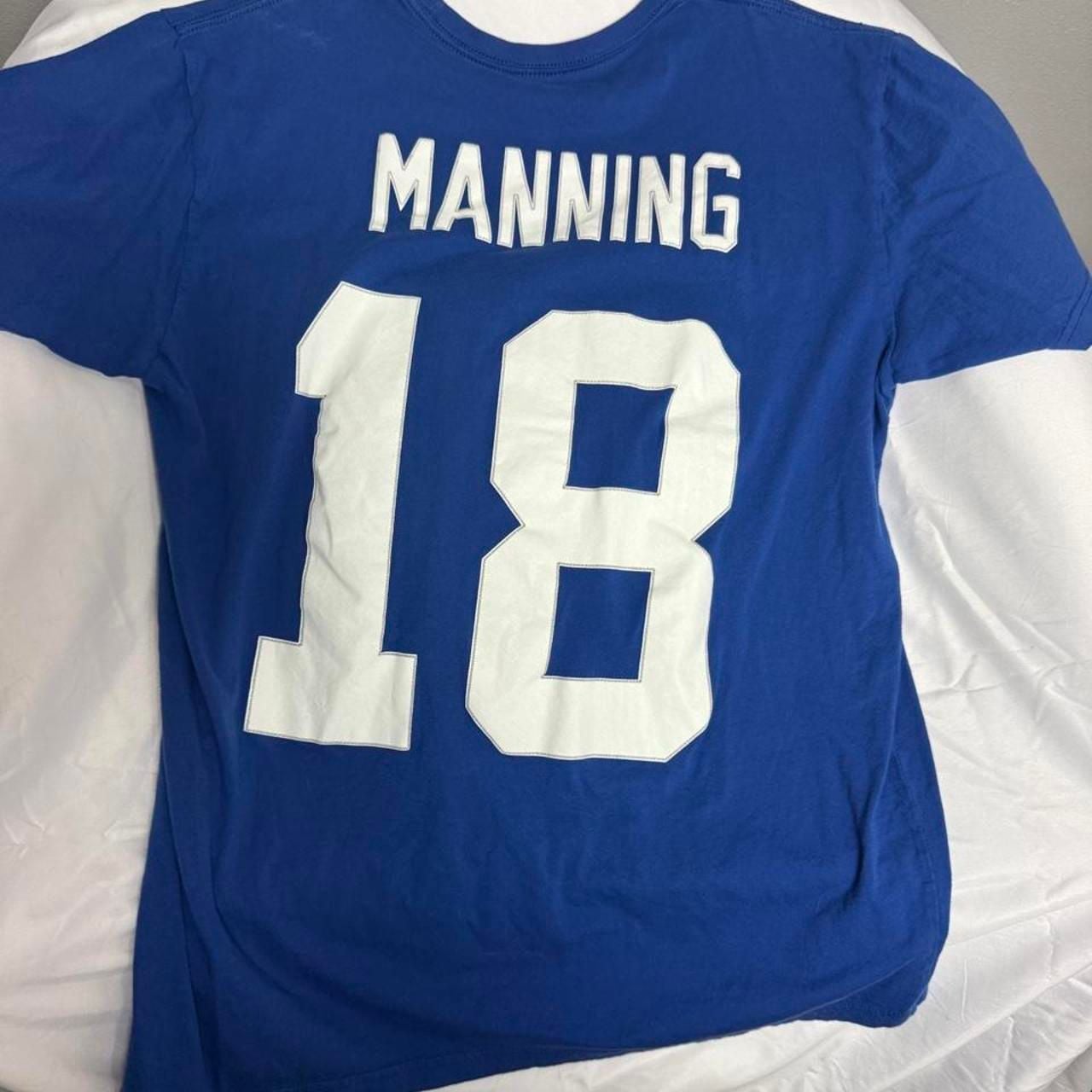 Mitchell & Ness Indianapolis Colts Peyton Manning #18 Throwbacks T-Shirt 4