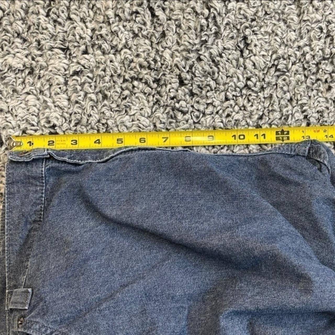 Vintage Riveted by Lee Baggy Denim Carpenter Pants Size 18 9