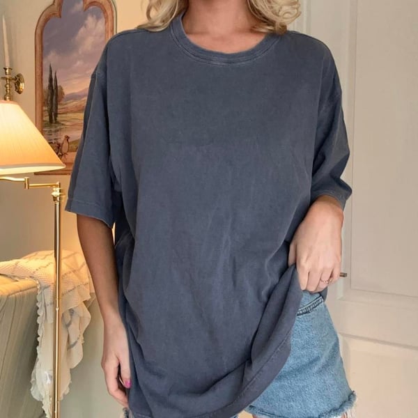 Vineyard Vines Oversized Cotton T-Shirt Blue XL