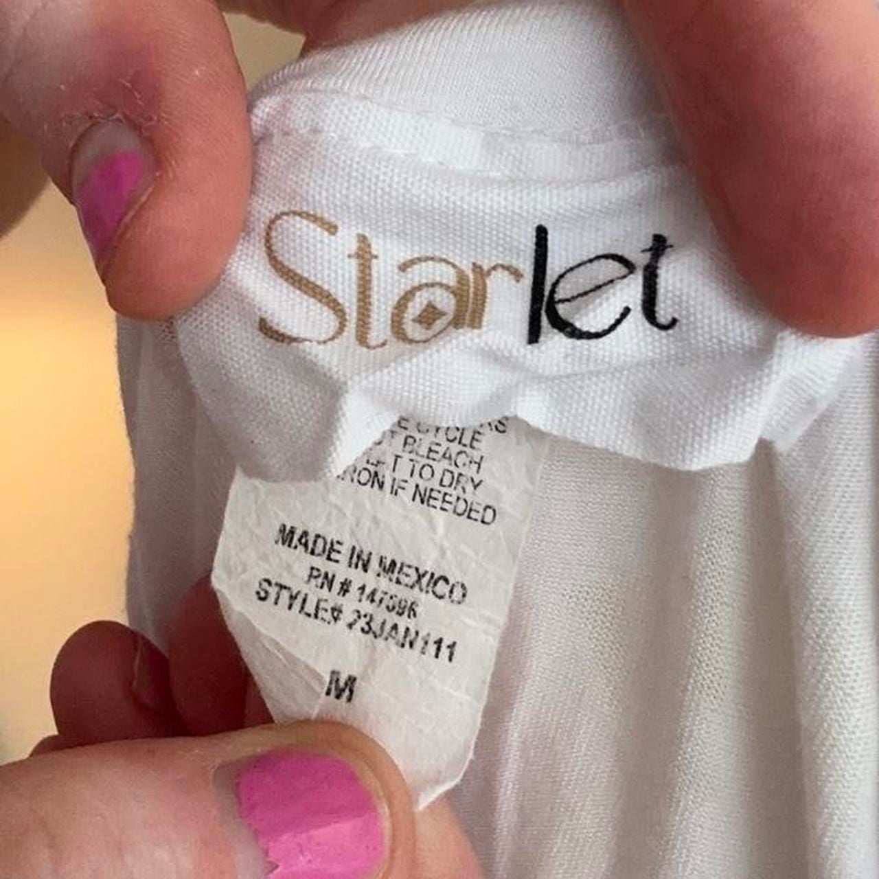 Starlet White Everything Will Be Alright Teddy Bear Graphic T-Shirt Size M 7