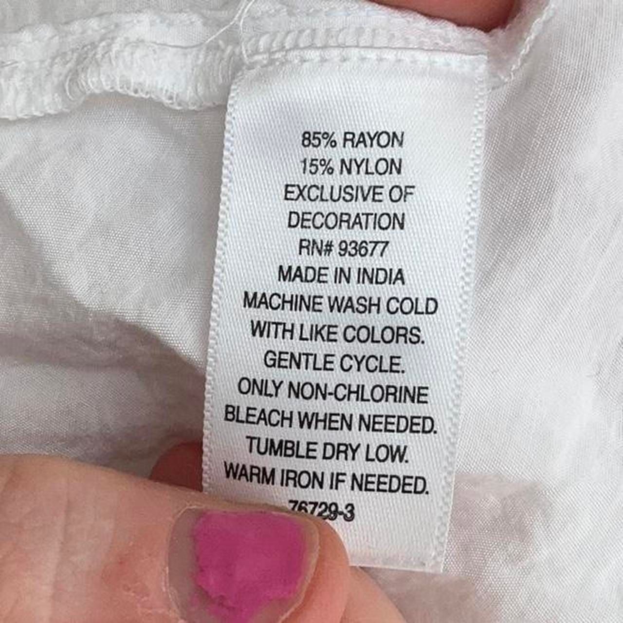 a.n.a a new approach White Babydoll Cottage Blouse XXL 7