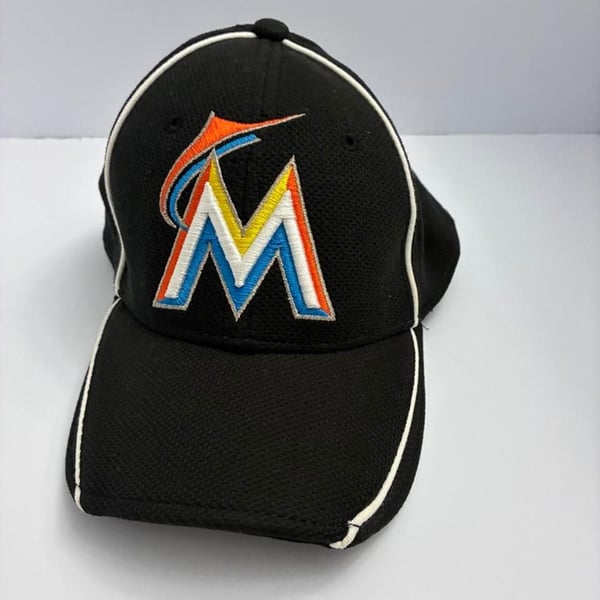 New Era 39THIRTY Miami Marlins MLB Batting Practice Flex Fit Youth Hat