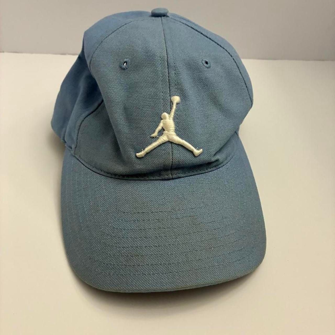 Nike Jordan Jumpman Canvas Strapback Dad Hat Light Blue 2
