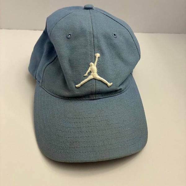 Nike Jordan Jumpman Canvas Strapback Dad Hat Light Blue