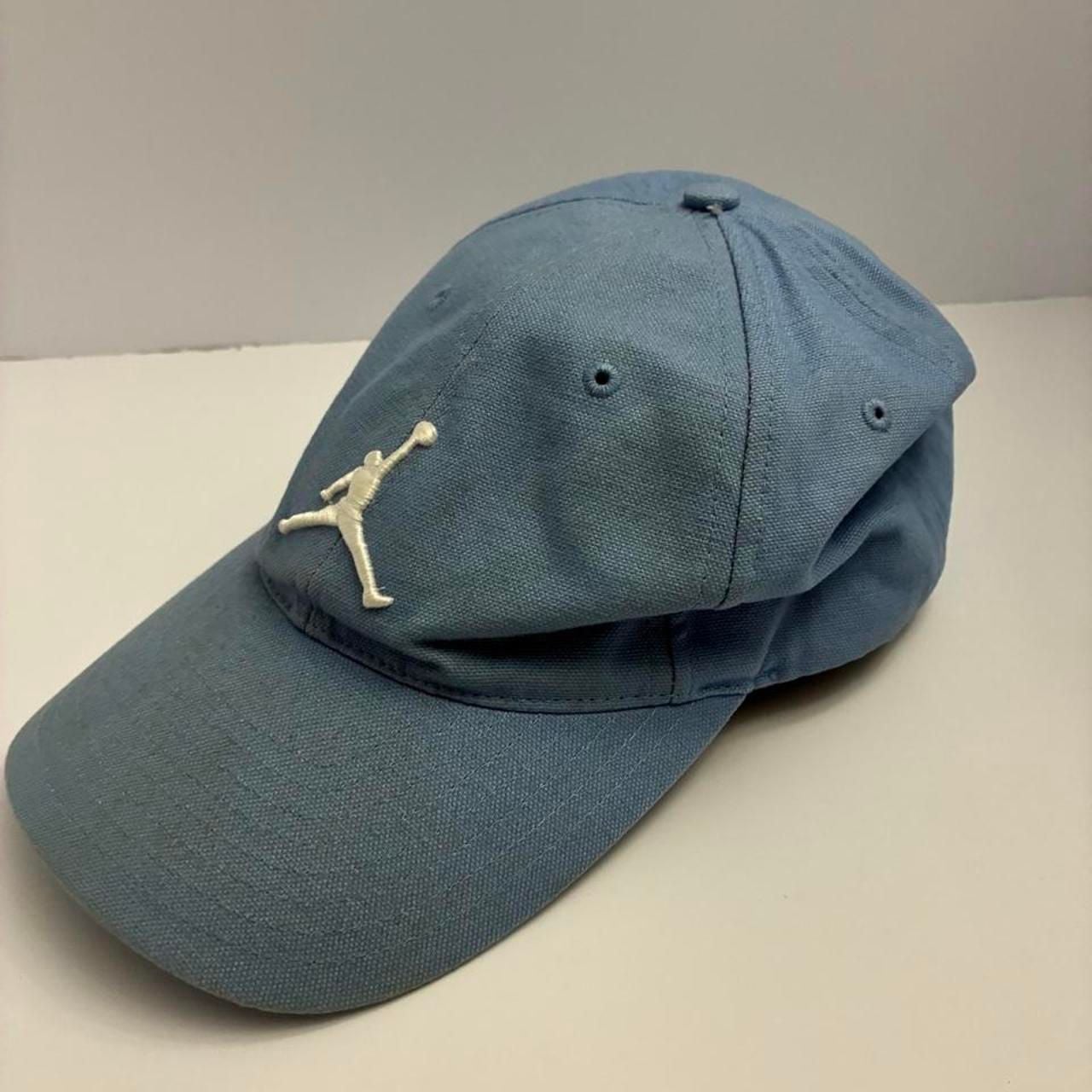 Nike Jordan Jumpman Canvas Strapback Dad Hat Light Blue 3