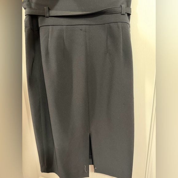 Express Black Pencil Skirt with Belt 7