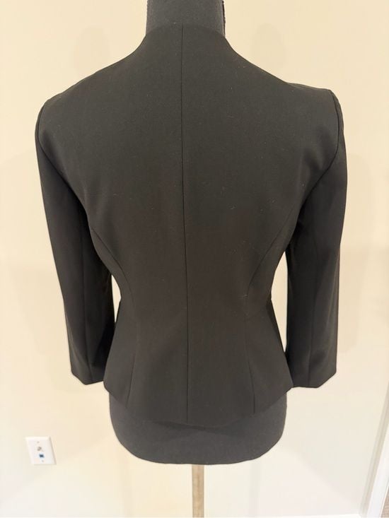 Express Black Open Front Blazer Jacket Women’s Size 6 5