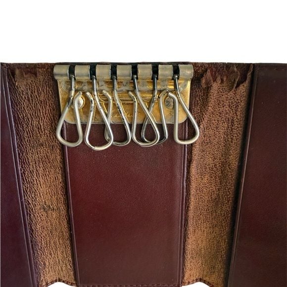 Cartier Brown Leather Wallet with Gold Corners 5