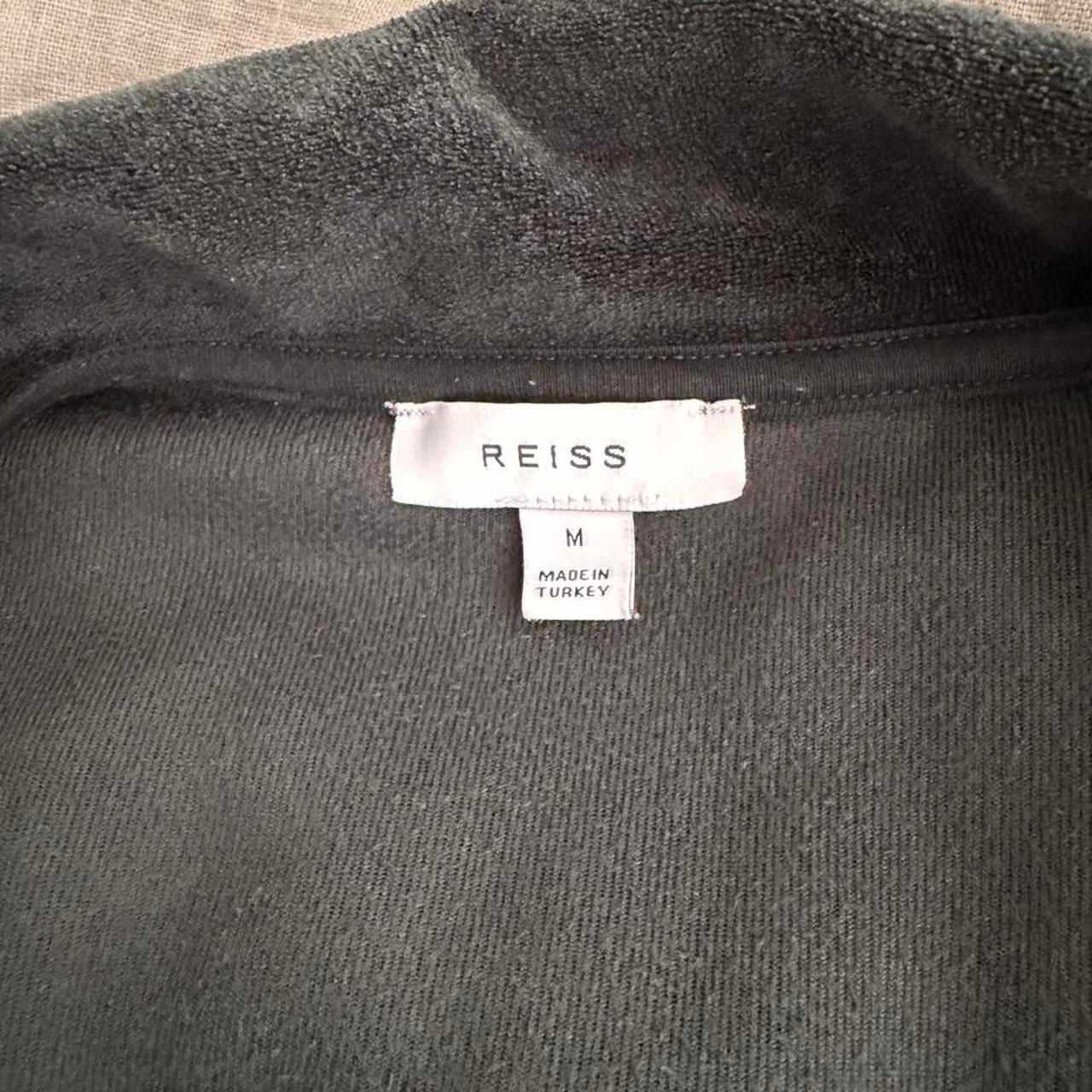 Reiss Men's Short Sleeve Terry Cloth Resort Shirt 2