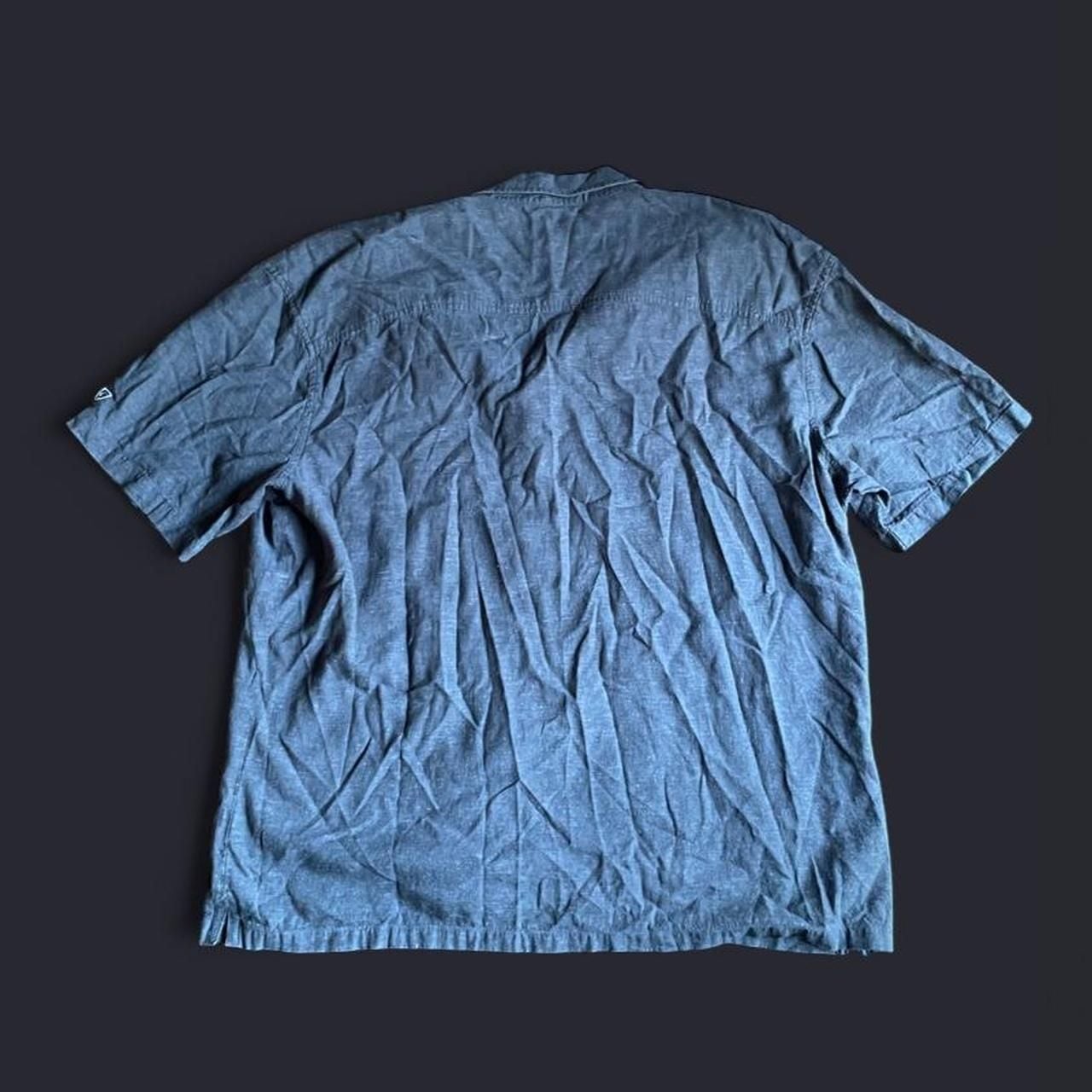 Kuhl Button Up Shirt Men’s XXL Navy Blue 2XL Hemp 8