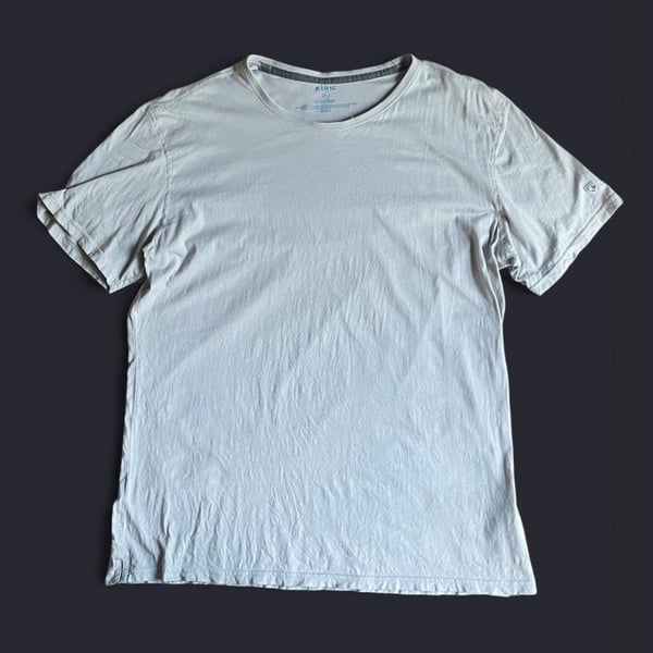 Kuhl T Shirt Mens XL Light Gray Organic Cotton Short Sleeve 