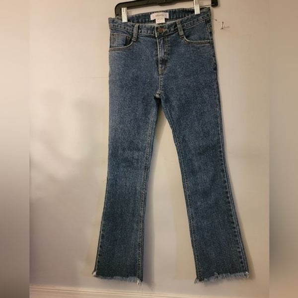 Storets Blue Straight Leg Jeans with Contrast Stitching