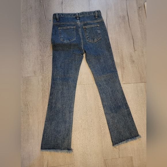 Storets Blue Straight Leg Jeans with Contrast Stitching 3