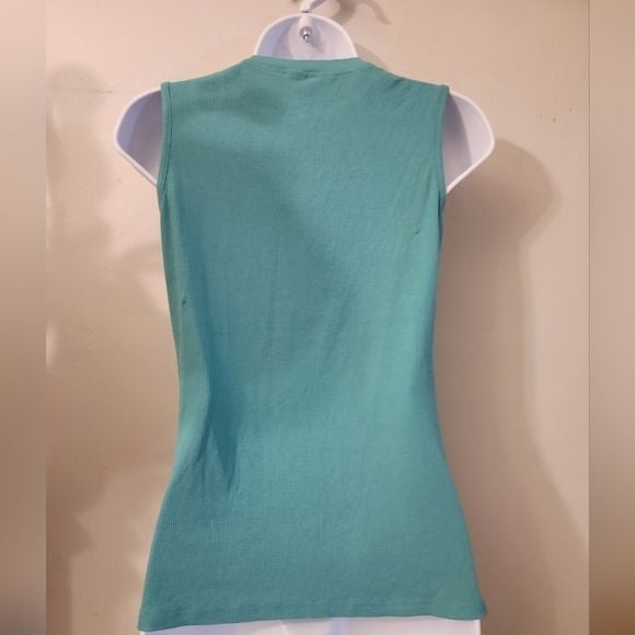 SHEIN Teal Twist Front Tank Top 3