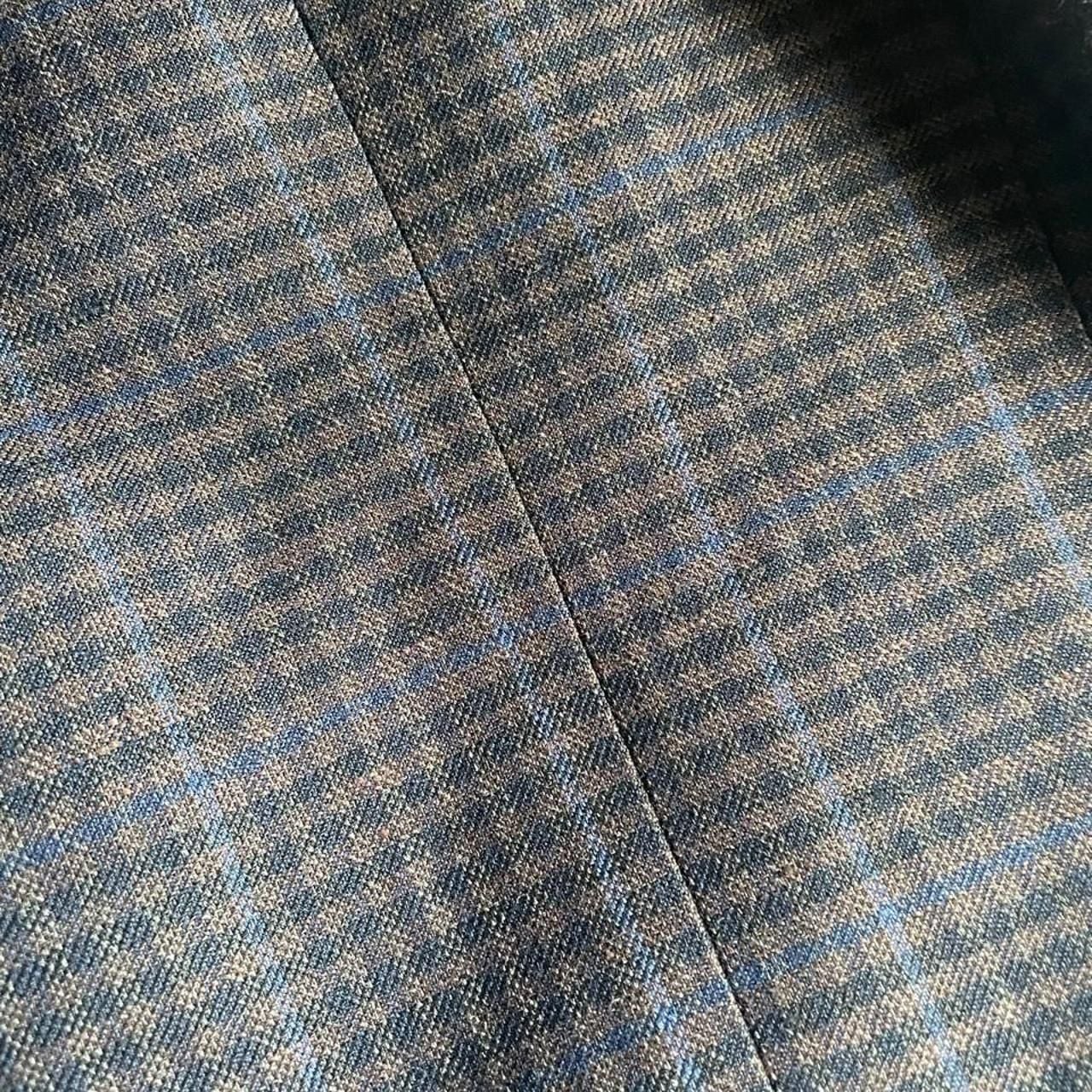 Jos A Bank Blazer 42R Linen Blend Slim Fit Brrr Comfort Glen Plaid New 3