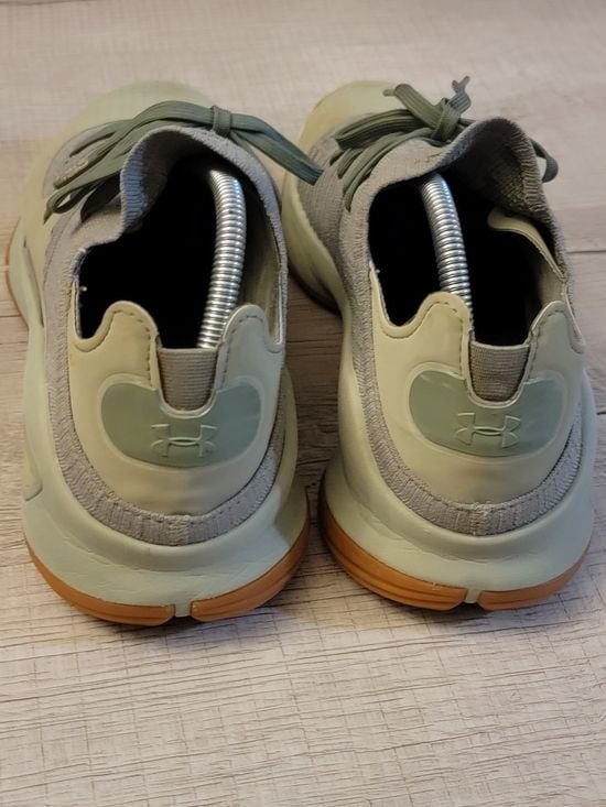 Under Armour Olive Green Athletic Shoes with Gum Outsole 3