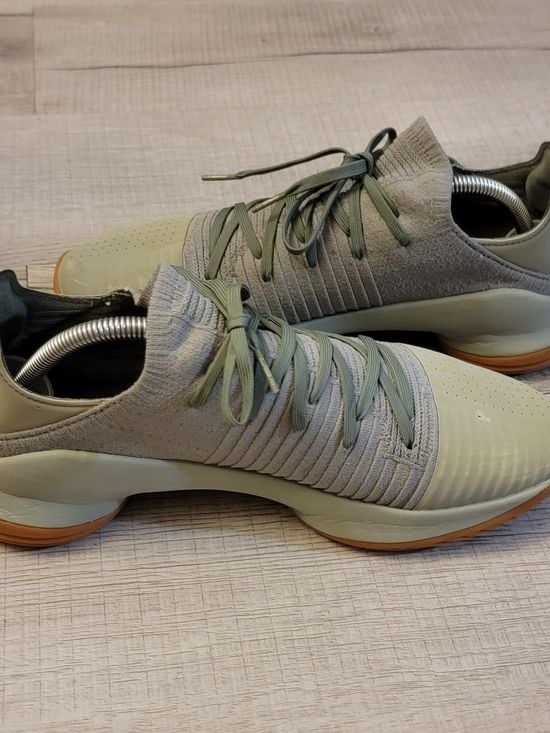 Under Armour Olive Green Athletic Shoes with Gum Outsole 4