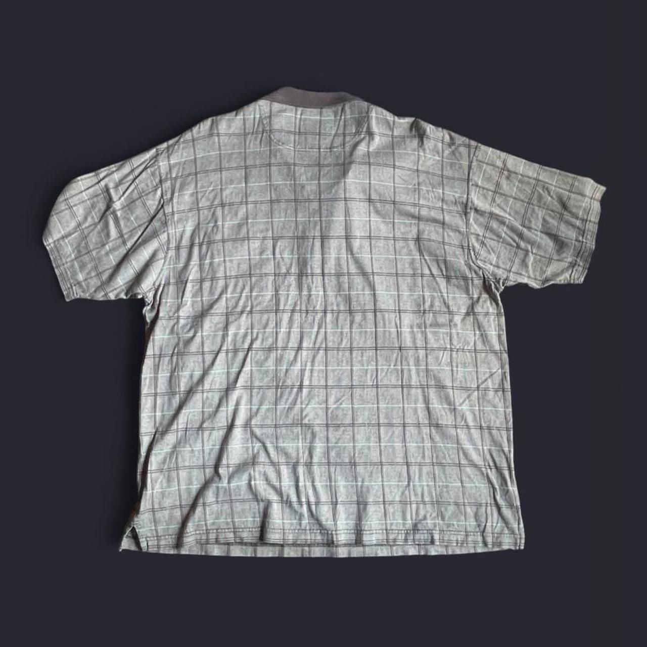Vintage Pendleton Polo Men’s XL Plaid Striped Gray Shirt 7