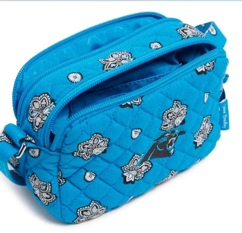 Women's Vera Bradley Carolina Panthers Small Stadium Crossbody Bag 5