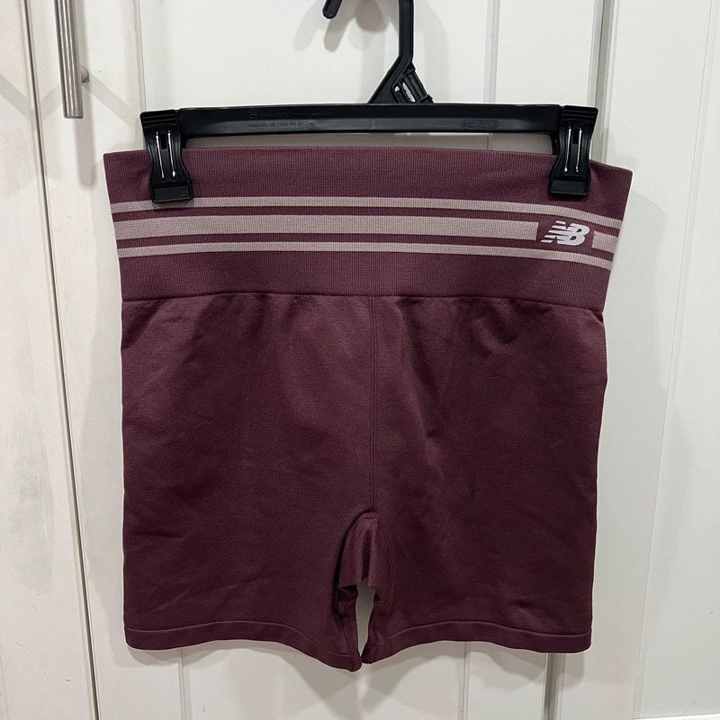 New balance burgundy shorts 2