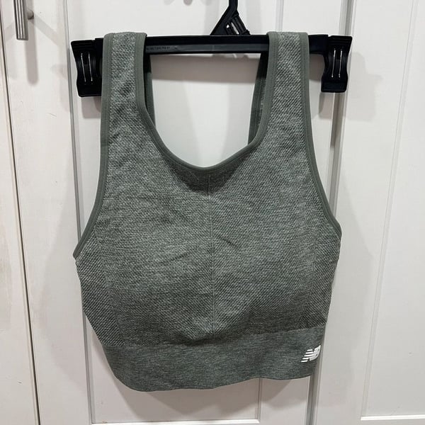 Olive green new balance bra