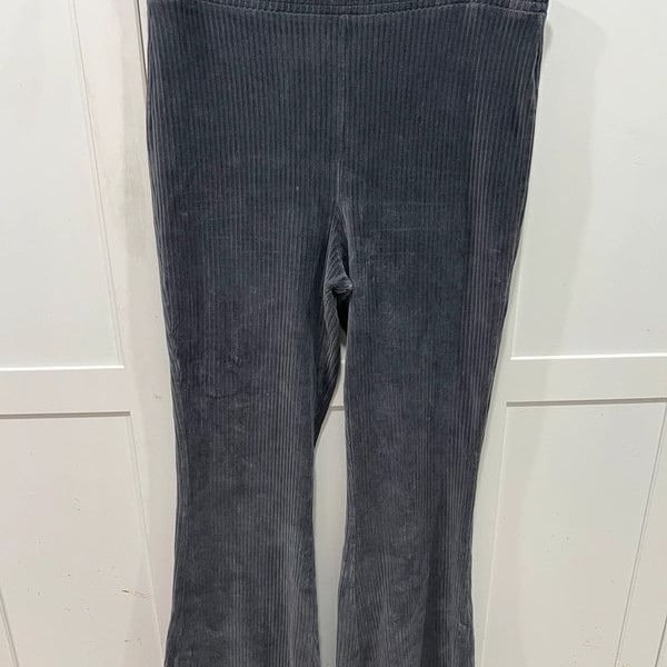 Aerie gray corduroy legging bell bottoms