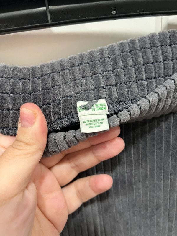 Aerie gray corduroy legging bell bottoms 5