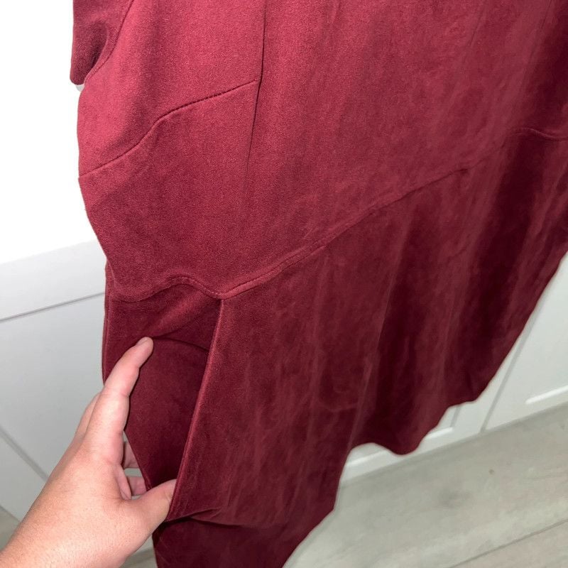 Forever 21 burgundy dress with pockets 5