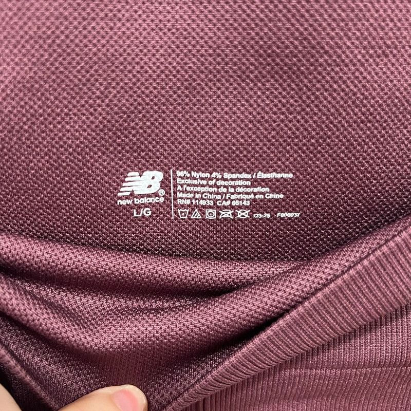 New balance burgundy shirts 4