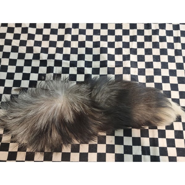 Real Fox Fur Tail โ FULL LENGTH | Tanned | Bushy w/ White Tip | Craft / Fly...